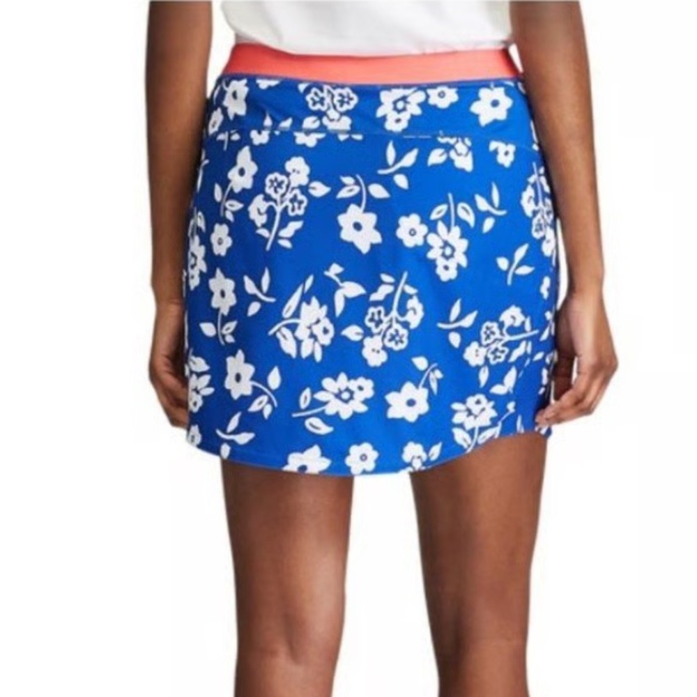 RLX Ralph Lauren Blue and White Mini Pencil tennis/Swim Skirt